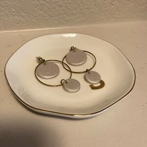 Cute boho hoop earrings